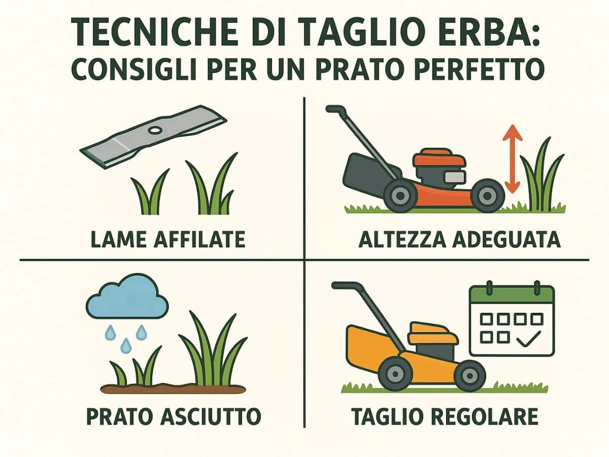 Tecniche di taglio erba