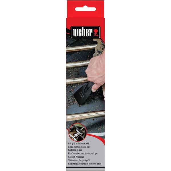 Kit manutenzione barbecue a gas Weber – Spazzola e Raschietto - immagine 3