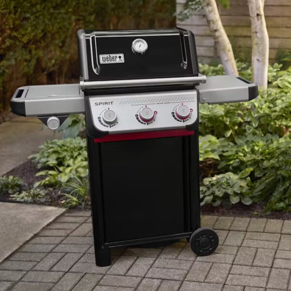 Barbecue a gas Weber Spirit E-335 con 3 bruciatori, Sear Zone e ripiano pieghevole