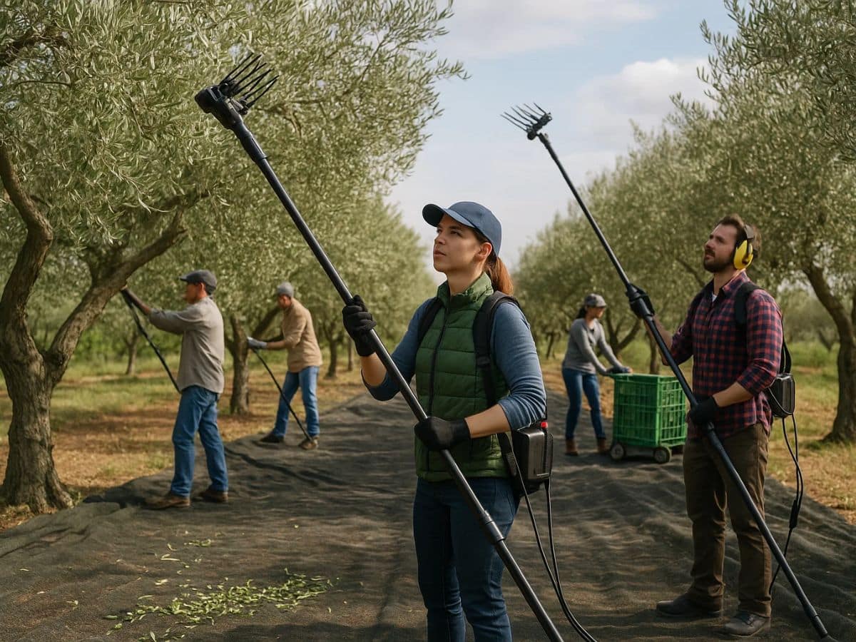 Attrezzi raccolta olive